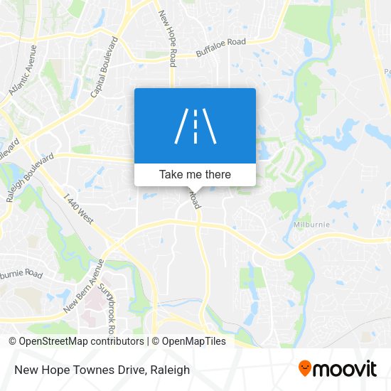 New Hope Townes Drive map