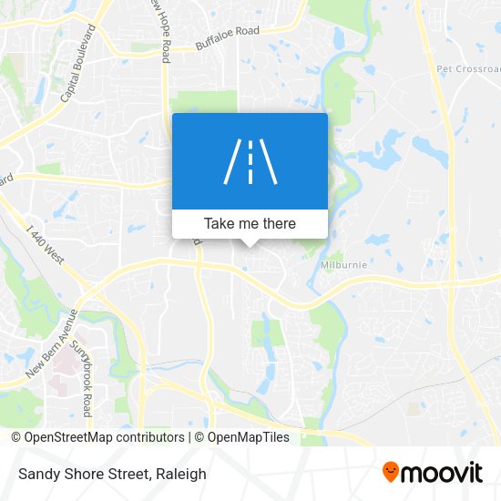 Sandy Shore Street map