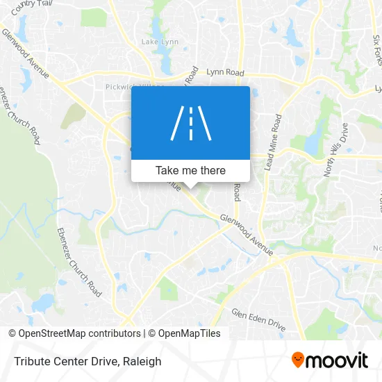 Tribute Center Drive map