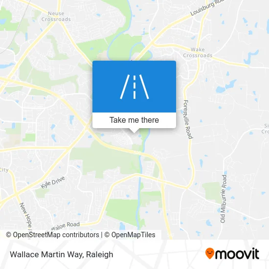 Wallace Martin Way map