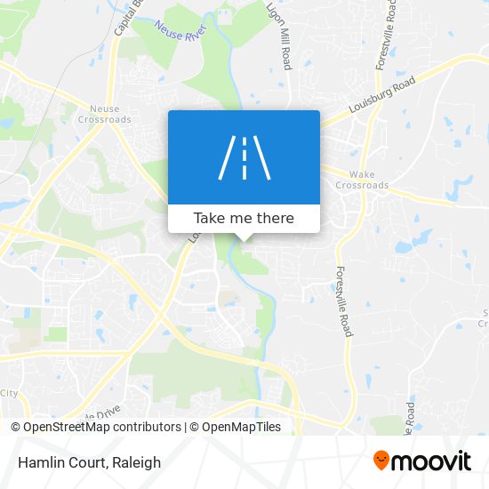 Mapa de Hamlin Court