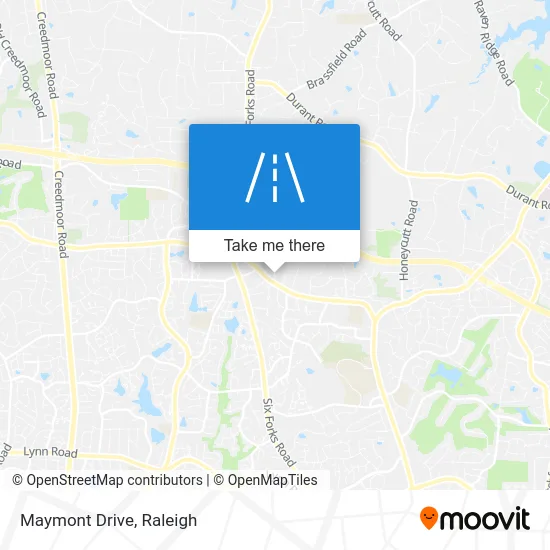 Maymont Drive map