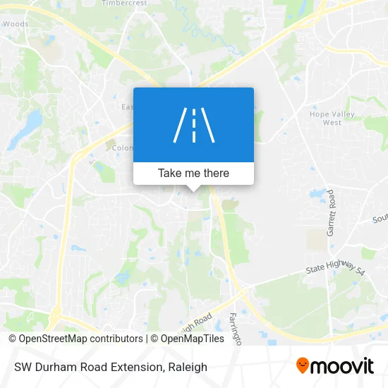 Mapa de SW Durham Road Extension