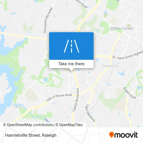 Hamletville Street map