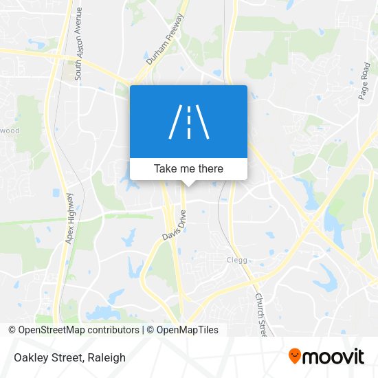 Mapa de Oakley Street