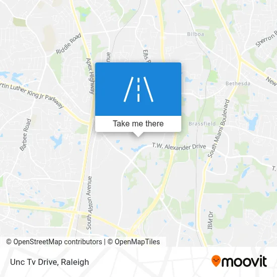 Unc Tv Drive map