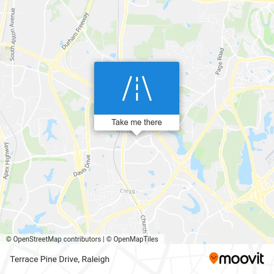 Terrace Pine Drive map