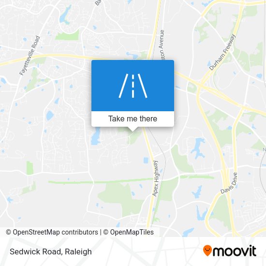Mapa de Sedwick Road
