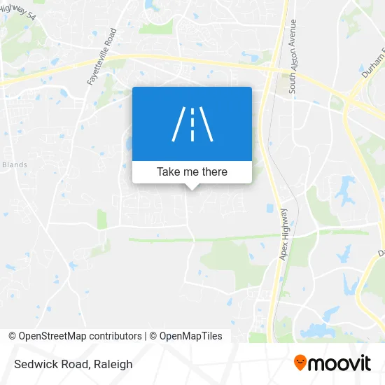 Sedwick Road map