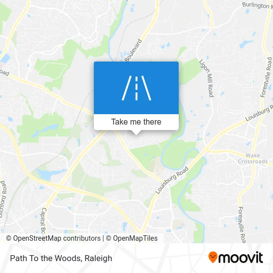 Path To the Woods map