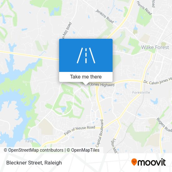 Mapa de Bleckner Street