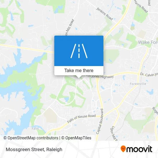 Mossgreen Street map