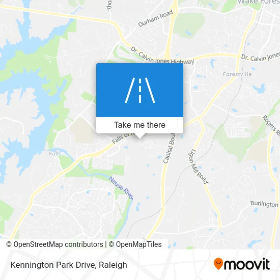 Kennington Park Drive map