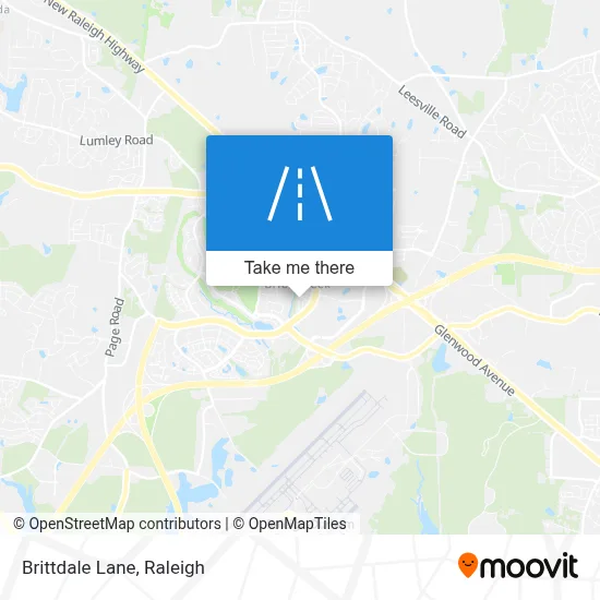 Brittdale Lane map