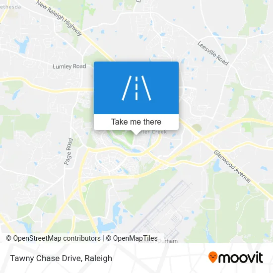 Tawny Chase Drive map