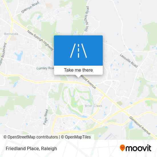 Mapa de Friedland Place