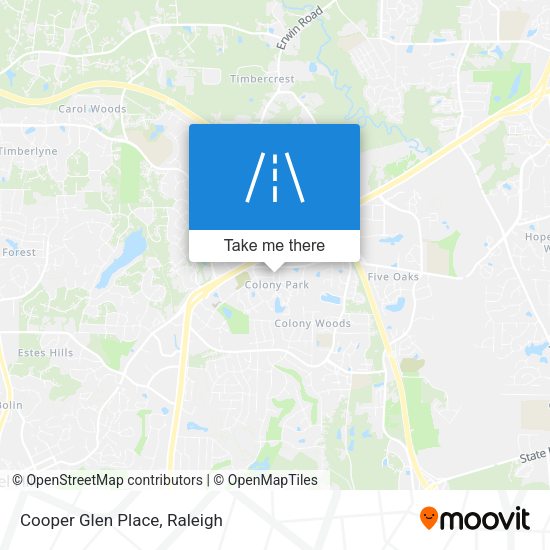 Mapa de Cooper Glen Place