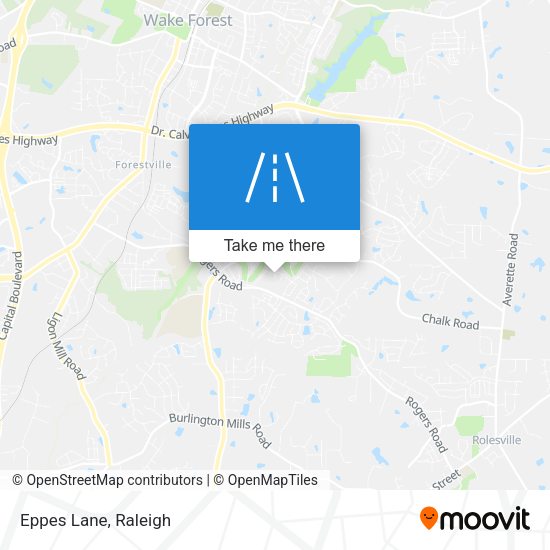 Mapa de Eppes Lane