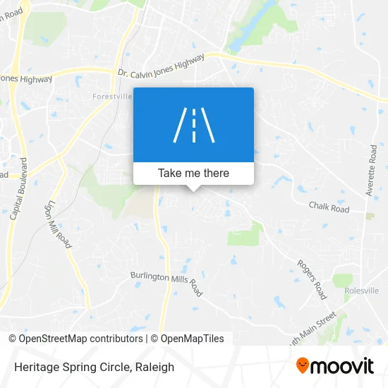 Heritage Spring Circle map