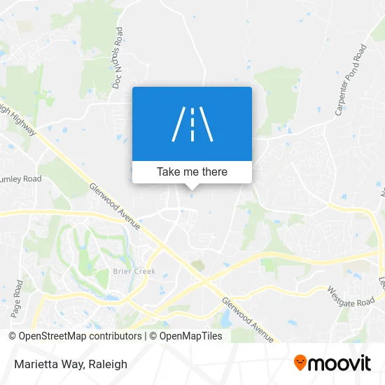 Marietta Way map