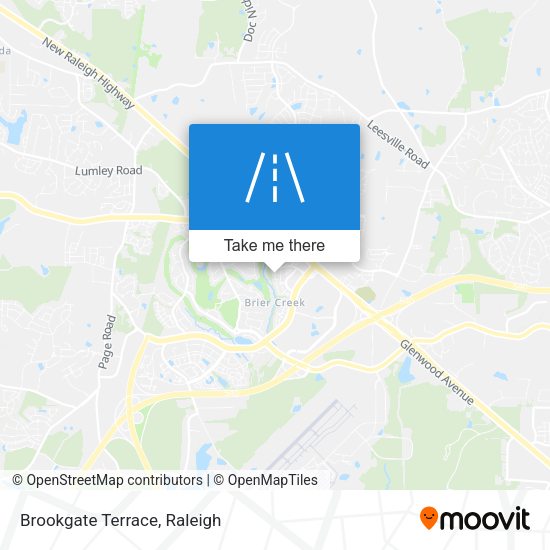 Mapa de Brookgate Terrace