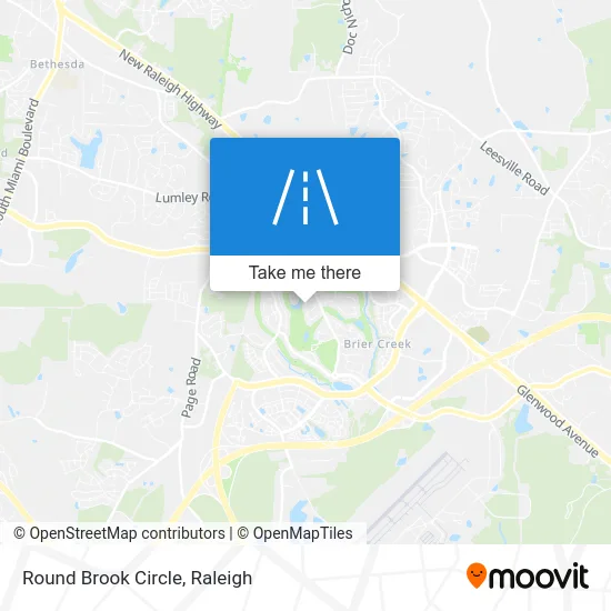 Round Brook Circle map