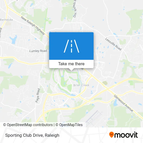 Sporting Club Drive map