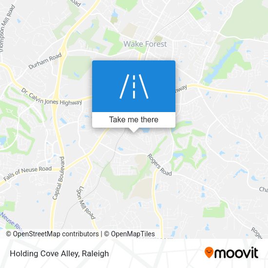 Mapa de Holding Cove Alley