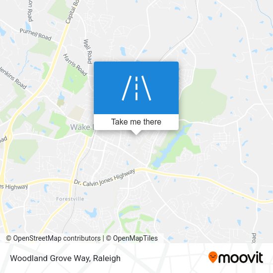 Mapa de Woodland Grove Way