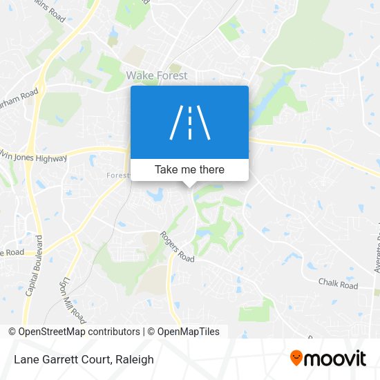 Lane Garrett Court map