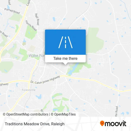 Traditions Meadow Drive map