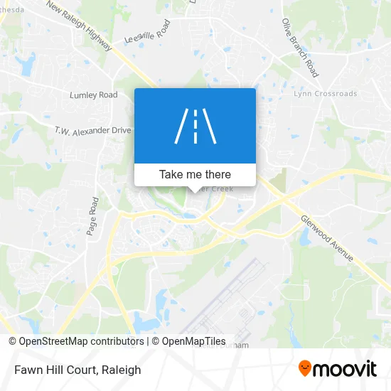 Fawn Hill Court map
