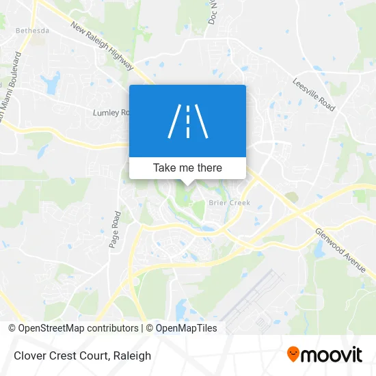 Clover Crest Court map