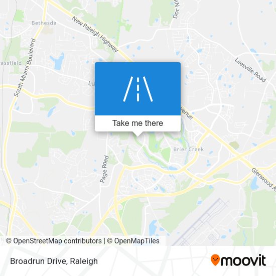 Broadrun Drive map