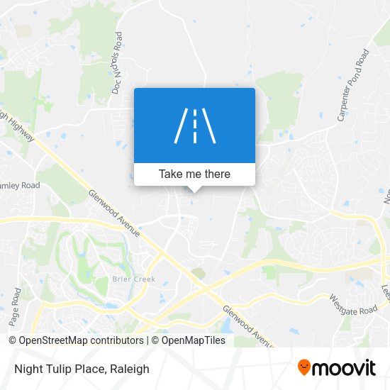 Mapa de Night Tulip Place