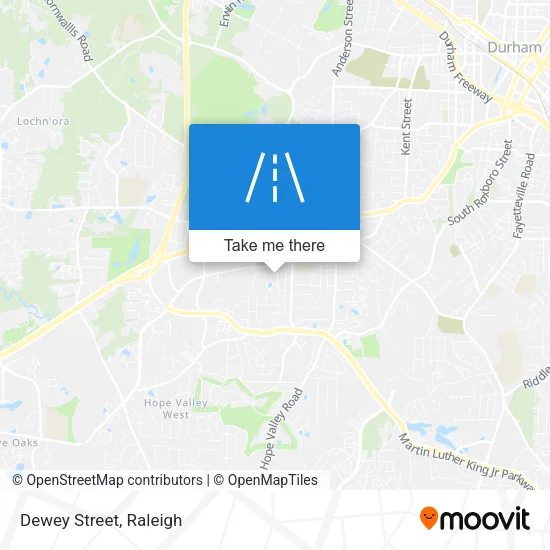 Dewey Street map