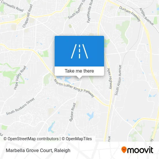 Marbella Grove Court map