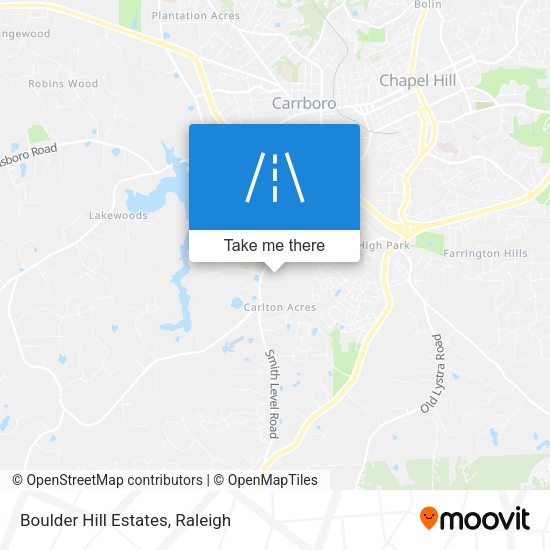 Mapa de Boulder Hill Estates