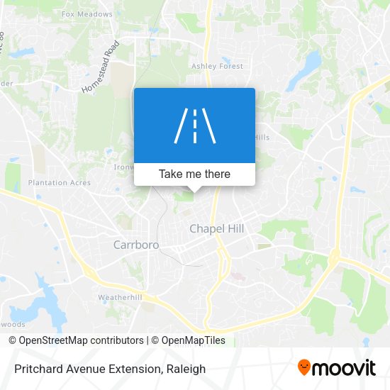 Pritchard Avenue Extension map