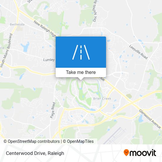 Mapa de Centerwood Drive