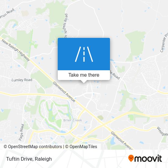 Mapa de Tuftin Drive