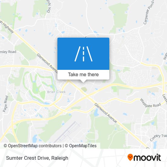 Sumter Crest Drive map