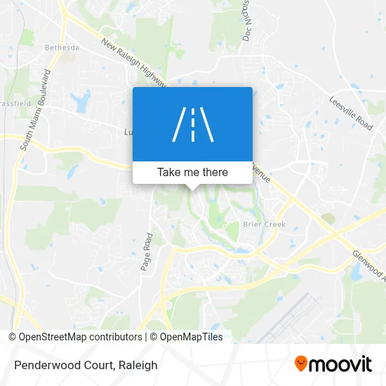 Penderwood Court map