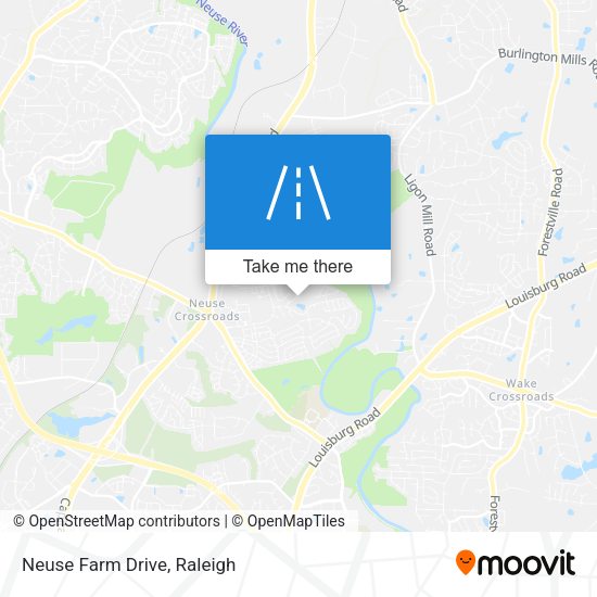 Neuse Farm Drive map