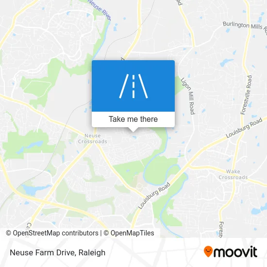 Neuse Farm Drive map