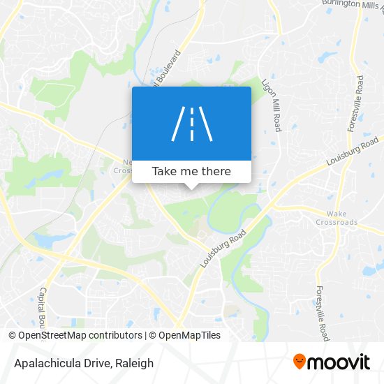 Apalachicula Drive map