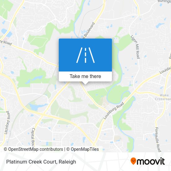Platinum Creek Court map