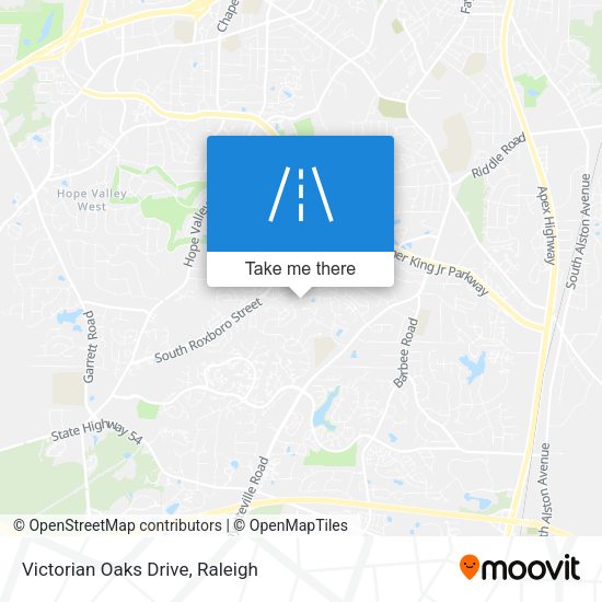 Mapa de Victorian Oaks Drive