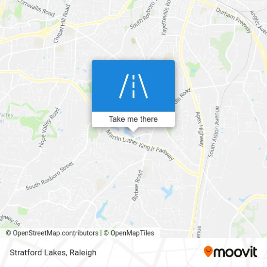 Stratford Lakes map