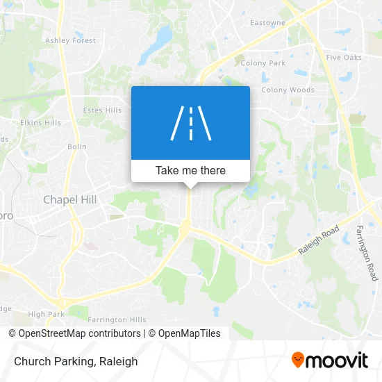 Church Parking map